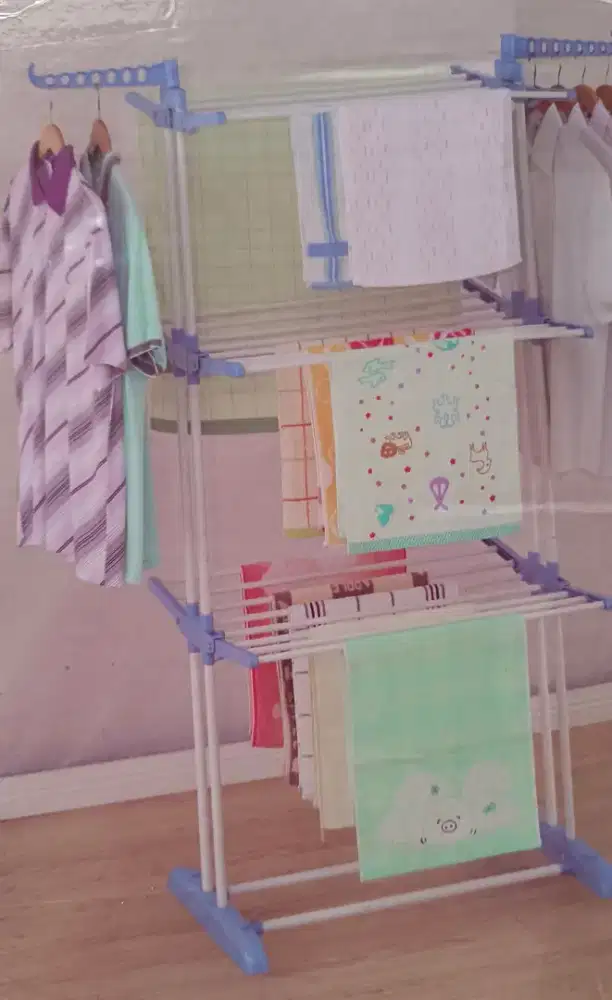 Rak jemuran menara stainless steel