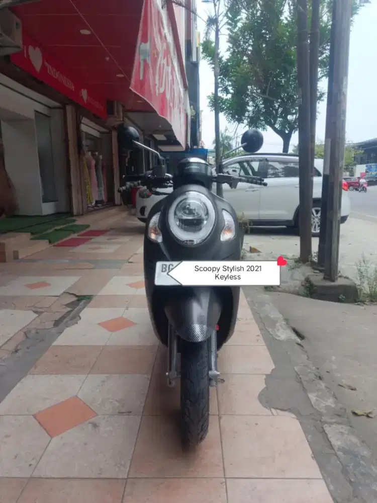 Honda Scoopy Stylish 2021Remoted Keyles tipe tertinggi nominus lengkap