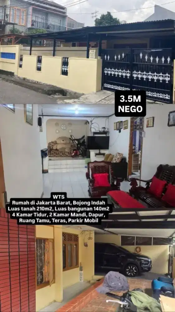 Di jual rumah bojongindah jakarta barat