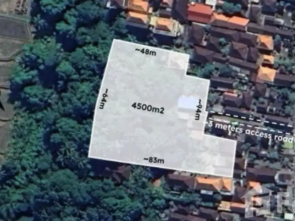 Land for sale in Ubud, Bali