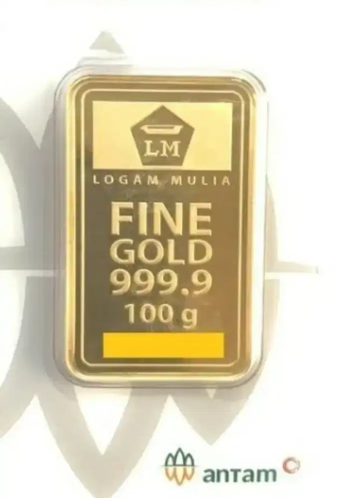 100 gr Logam mulia antam original