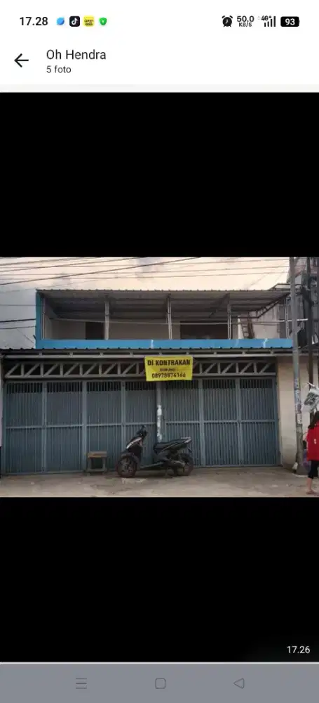 Di kontrakan ruko strategis