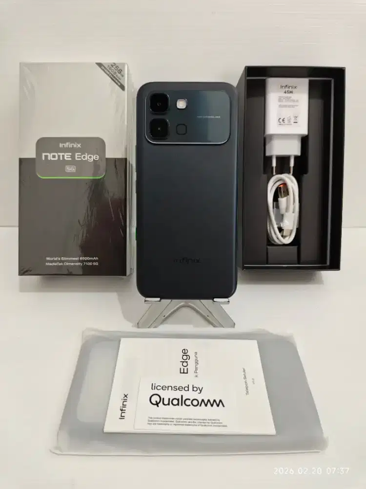 Infinix Note Edge 2026 8/256 Gb Likenew100% Resmi 22.01.2027 bisa TT/B