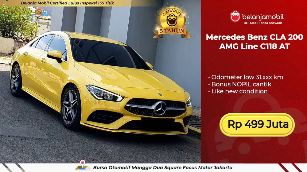 [ GARANSI 5TH ] Mercedes Benz Mercy CLA200 CLA 200 C118 AT 2019 2020