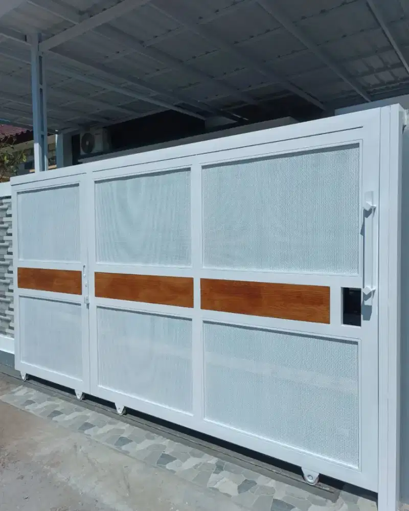 Pagar Rumah Minimalis, Pagar Rumah Besi Hollow Galvanis, Pagar Rumah