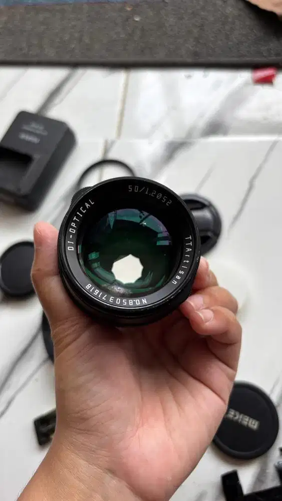 lensa ttartisan 50mm f1.2 for fujifilm