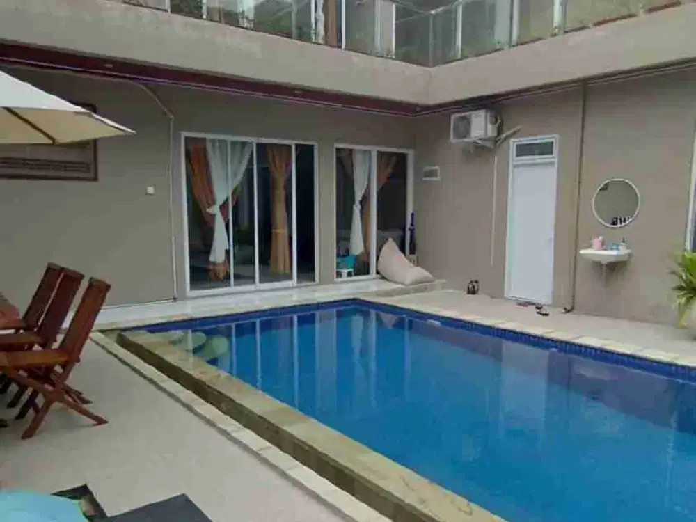 DIJUAL RUMAH SIAP HUNI 2 LANTAI DENGAN KOLAM RENANG DI TAMAN KENARI NUSANTARA CIBUBUR