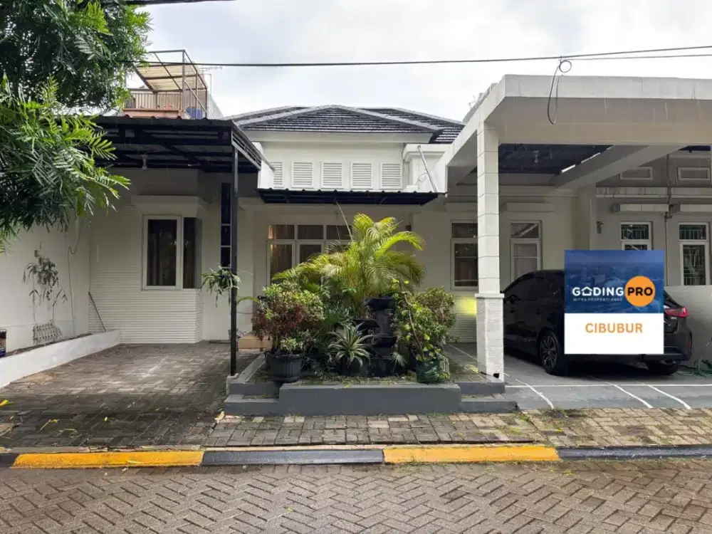 Jual rumah cantik atap bajaringan siap huni. Cibubur country cikeas.