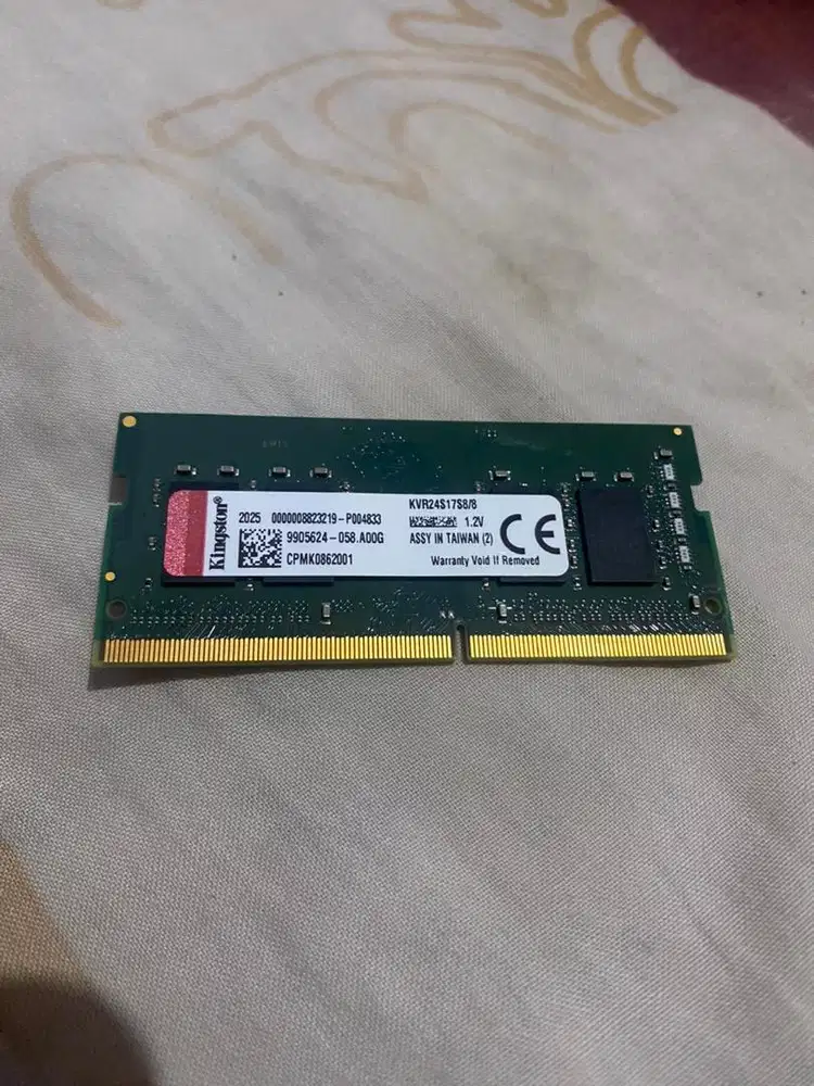 RAM 8GB DDR4 Kingston Sodim