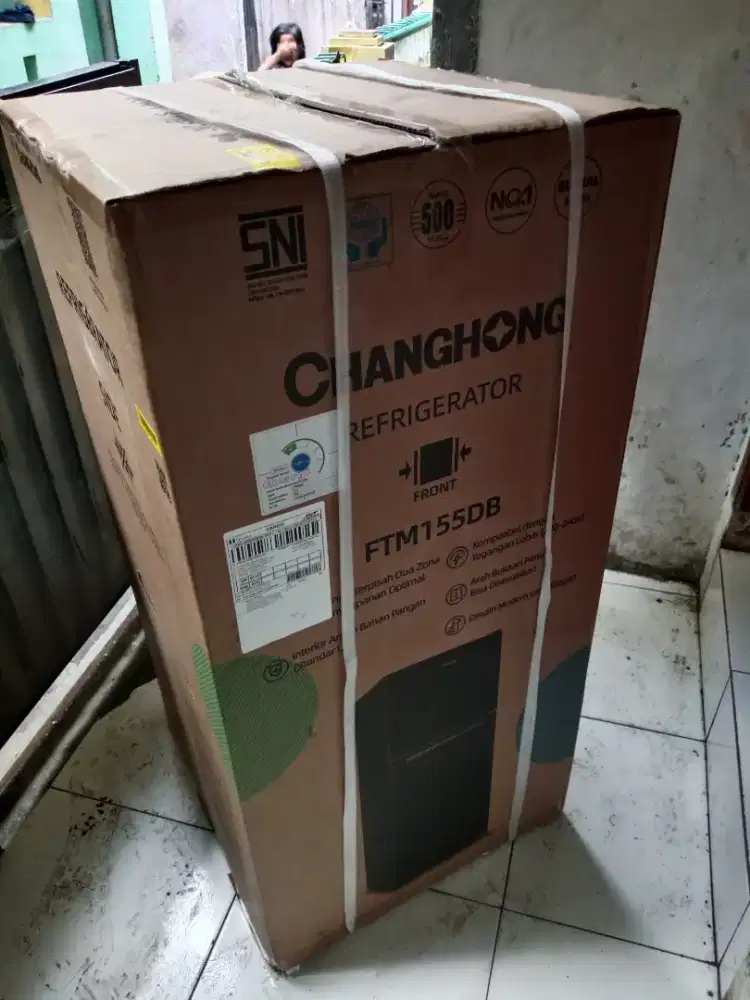 KULKAS MINI CHANGHONG 2 PINTU 122LTR