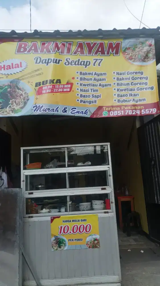 Over Kontrak usaha bakmi ayam