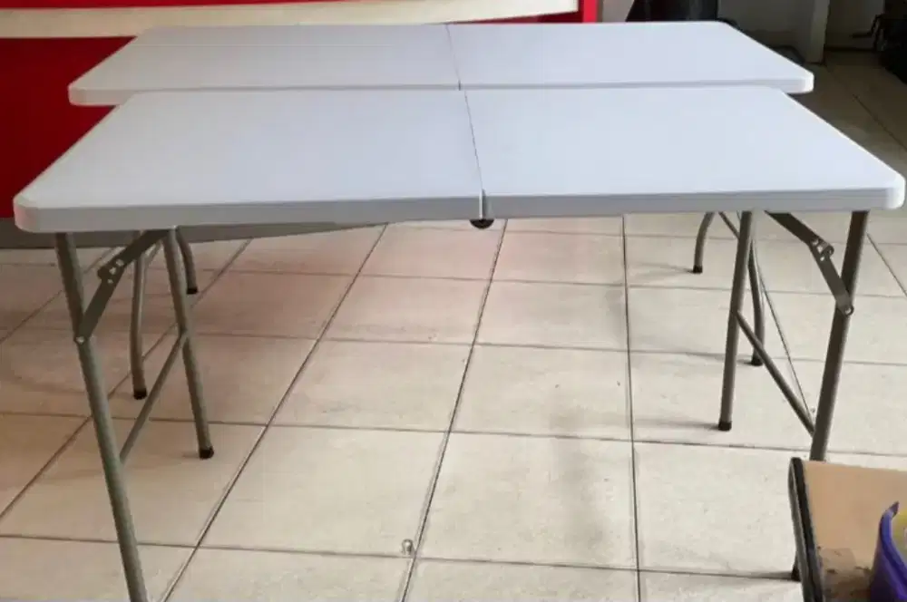 MEJA LIPAT JUALAN UKURAN 150X 74