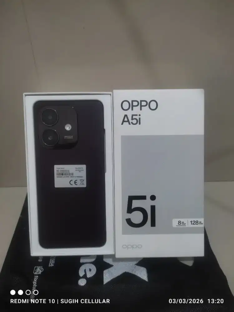 Oppo A5i 4+4/128Gb Mulus Fullset Ori Garansi Resmi