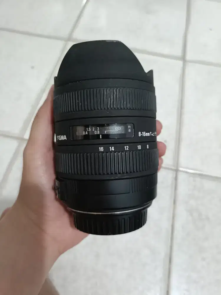 SIGMA 8-16MM F4.5-5.6 DC HSM FOR CANON