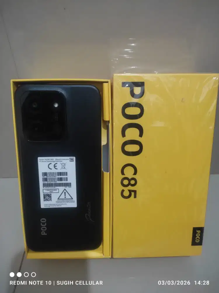 Poco C85 6+6/128Gb Mulus Fullset Ori Bergaransi