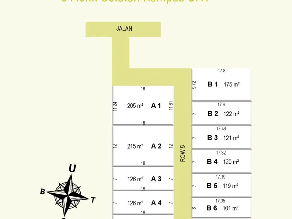 Tanah SHM 120m² Mutiara Kasihan – Dekat UMY & Tol Gamping!