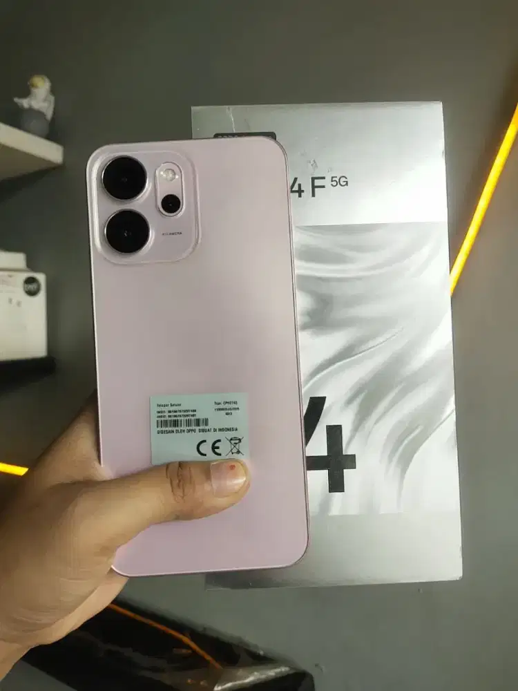 Oppo Reno 14F Mulus Lengkap Fullset, Garansi On Sampai Januari 2027