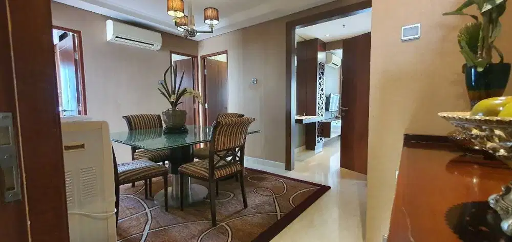 Disewakan apartemen Permata Residence luas 104 type 3+1 bedroom furnis