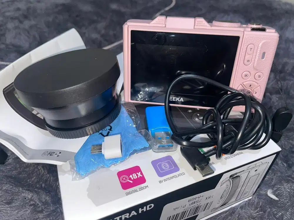 Camera Tekka warna pink