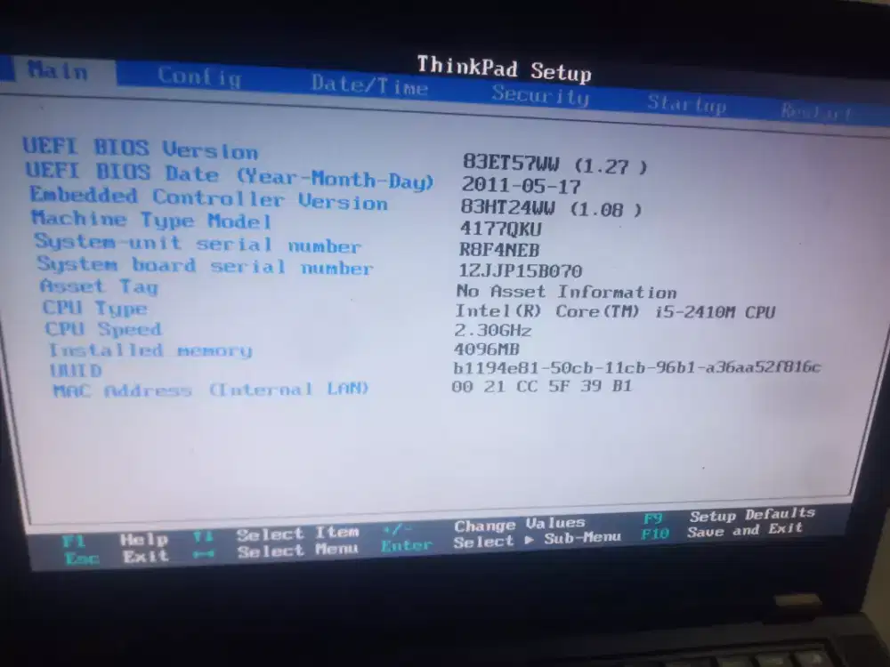 laptop lenovo thinkpad T620 core i5 gen2 (BACA DESKRIPSI)