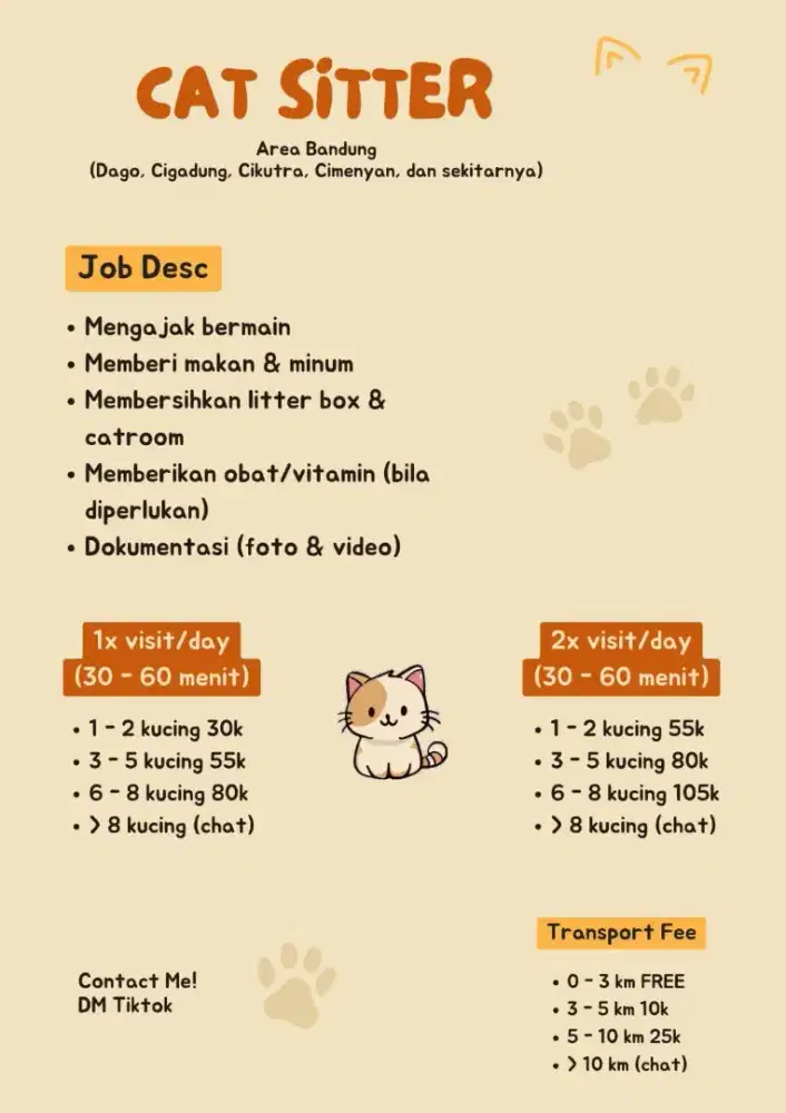 Cat Sitter Bandung