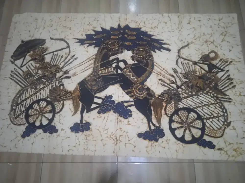 Batik lukis hiasan dinding