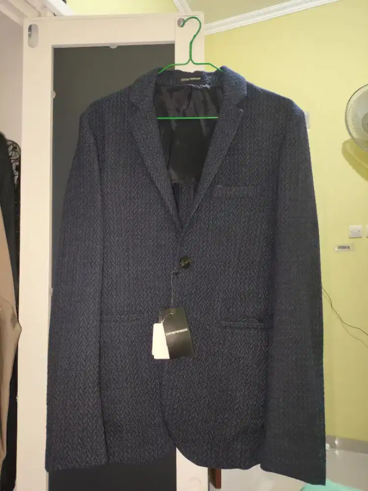 Blazer Jaket Emporio Armani Dark blue