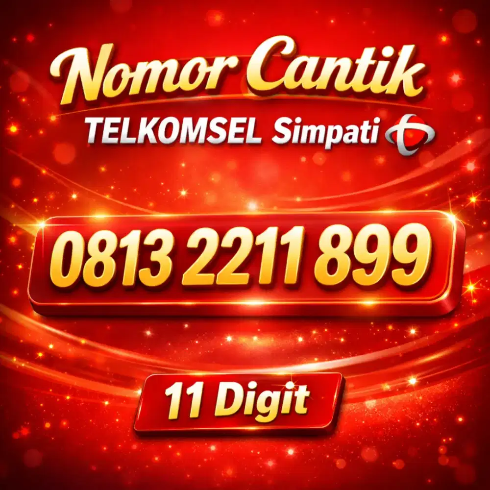 Nomor cantik telkomsel 11 digit simpati 899