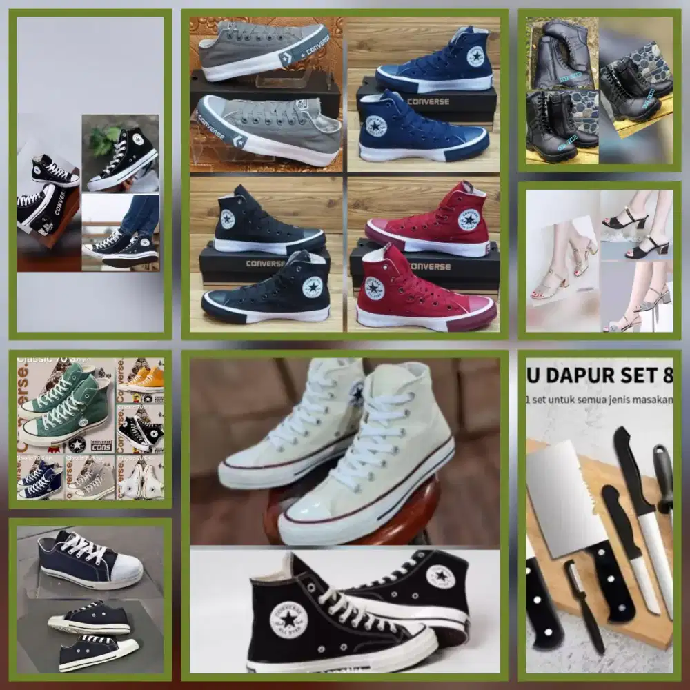 Jual sepatu laki-laki&perempuan serta kebutuhan rumah tangga