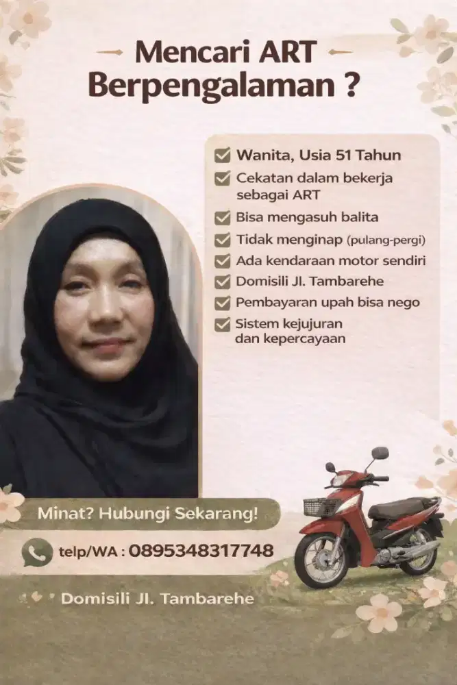 ART BERPENGALAMAN, JUJUR & BERTANGGUNG JAWAB