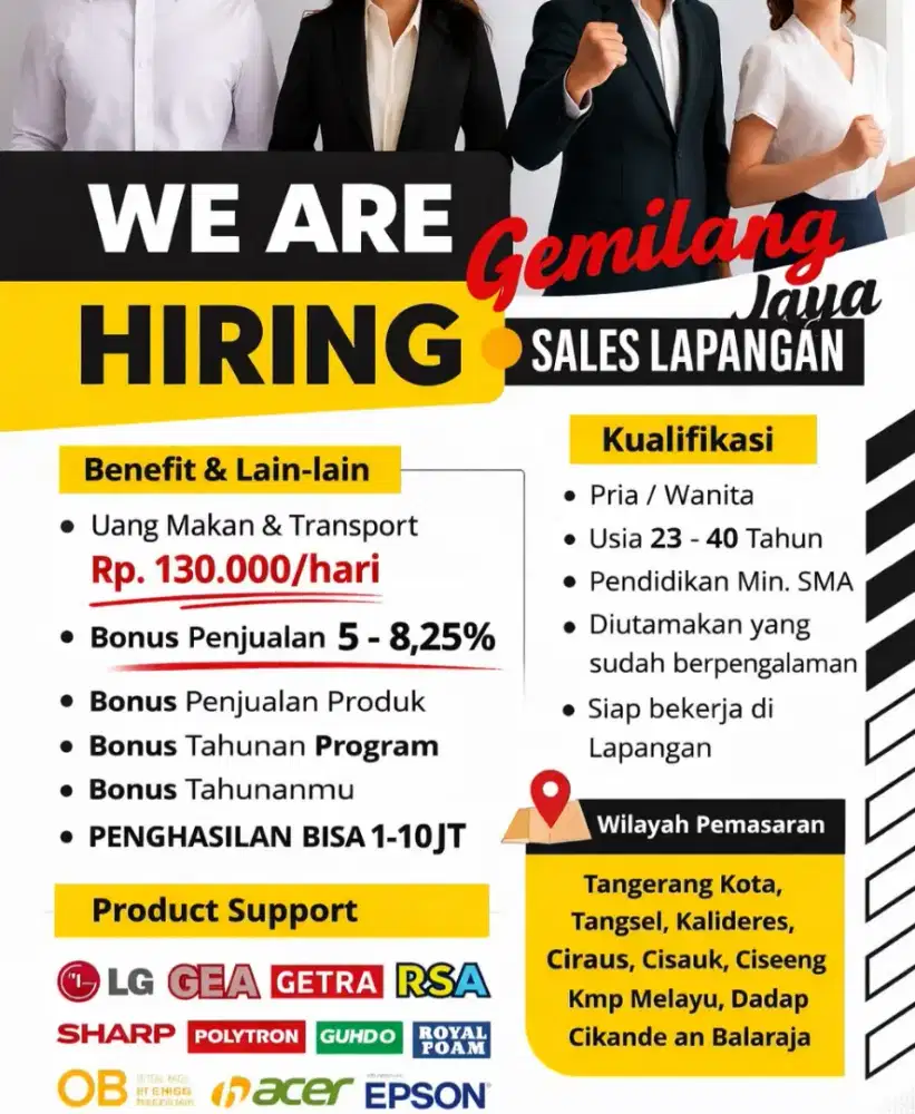 LOWONGAN KERJA SALES