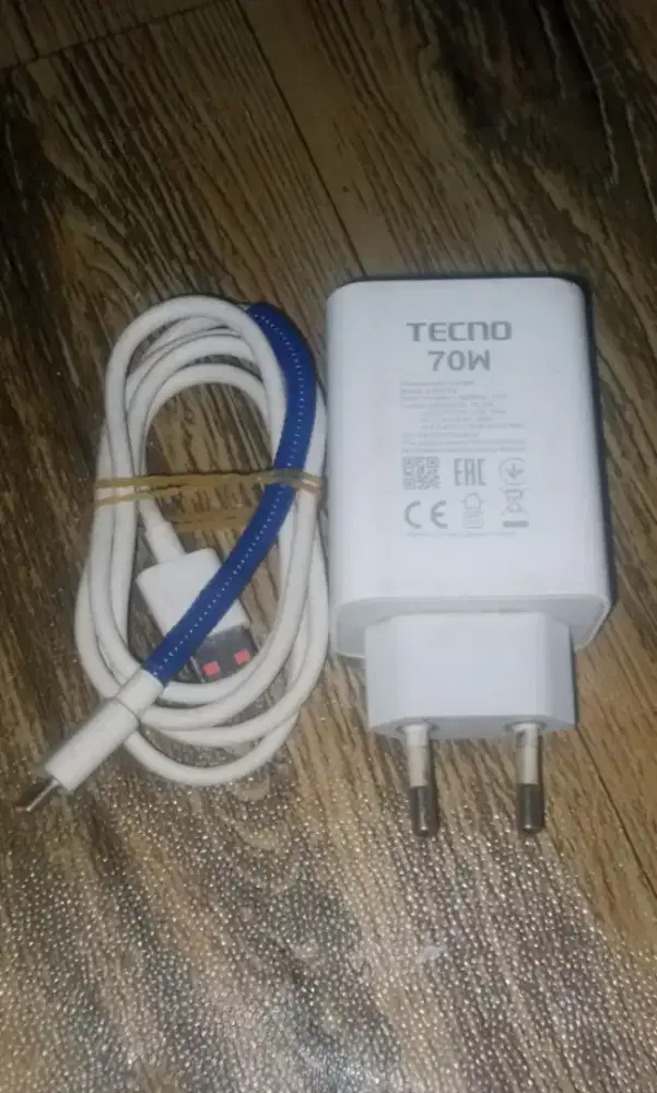 Charger Tecno pova 6 70W ori 100%