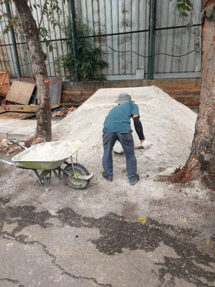 Supply material alam sirdam batu belah Pasir Pasang abu batu sirdam