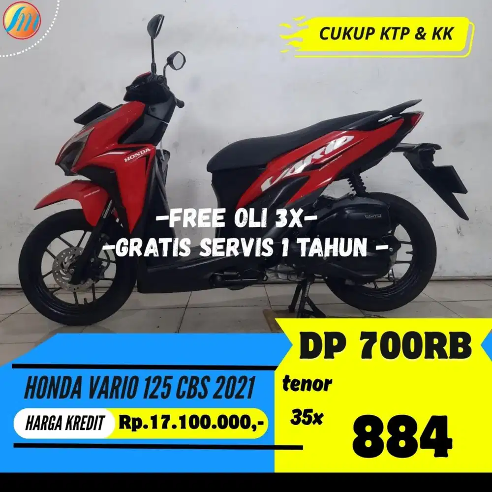 HONDA VARIO 125 CBS 2021 DP KREDIT 700RB ANGSURAN SANGAT RINGAN KTP KK