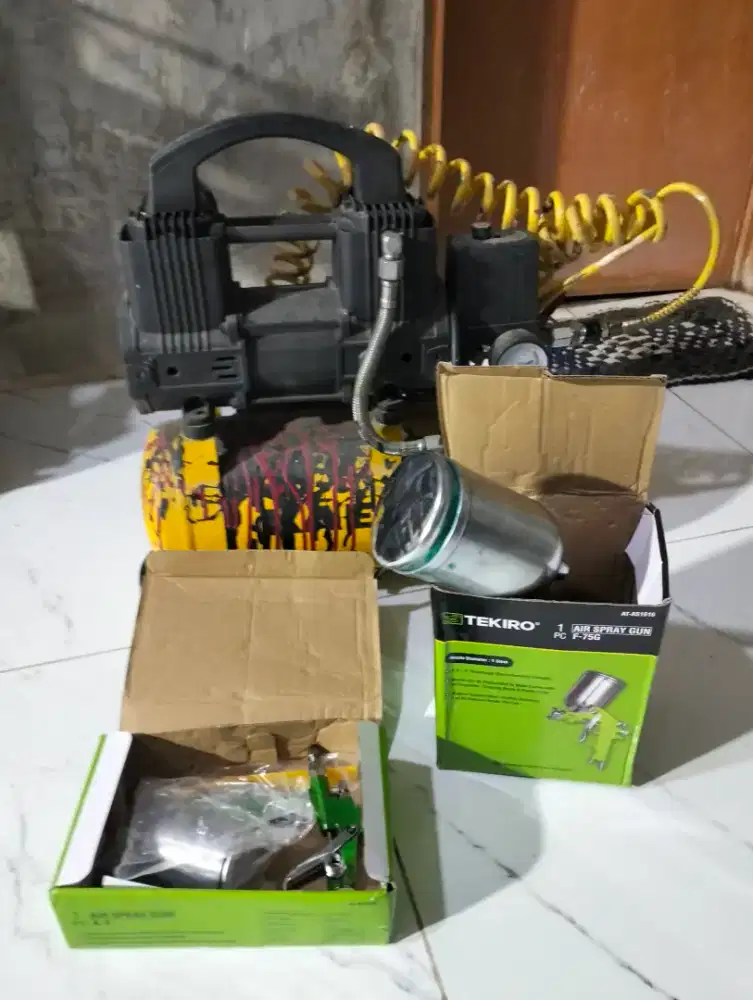 Jual borongan alat spray di jual kompresor plus 2 sprayer