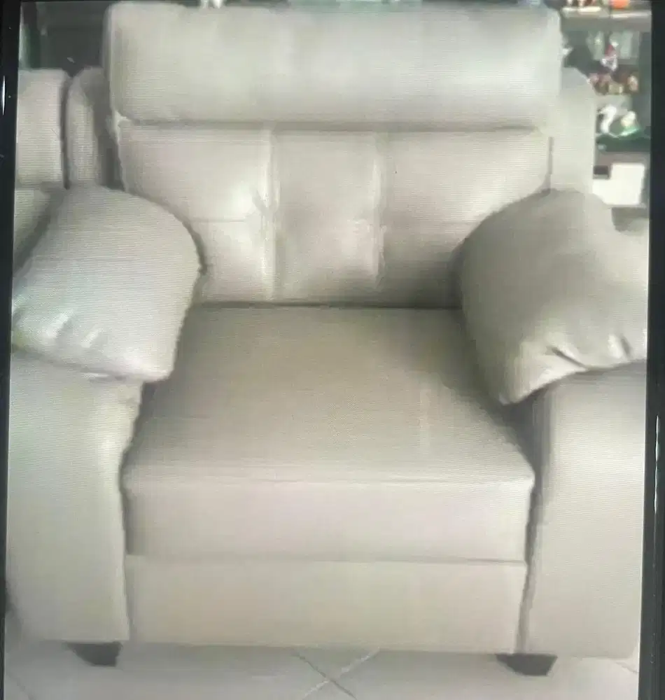 Kursi Sofa Mbtech Abu Tua