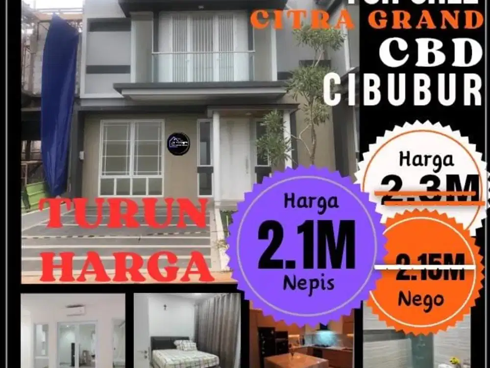 DIJUAL RUMAH CITRA GRAND CIBUBUR CBD