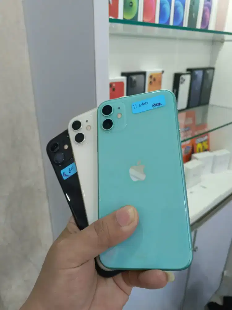 Ready iPhone 11 64GB Ibox fullset no minus perfect condition