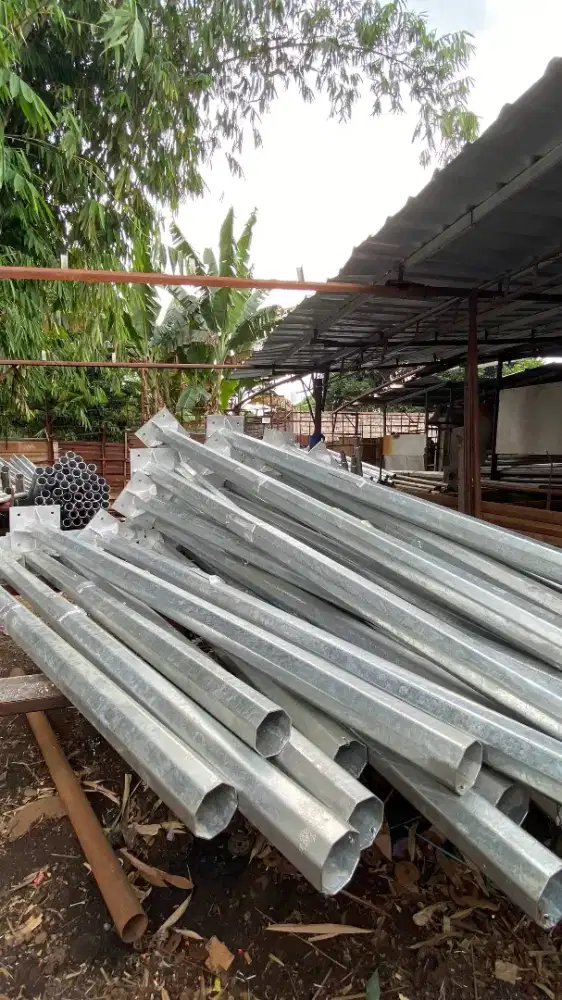 Tiang PJU Bulat 7Meter