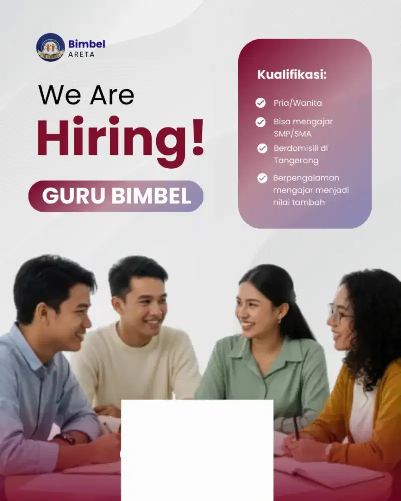Di cari guru bimbel untuk sd dan smp