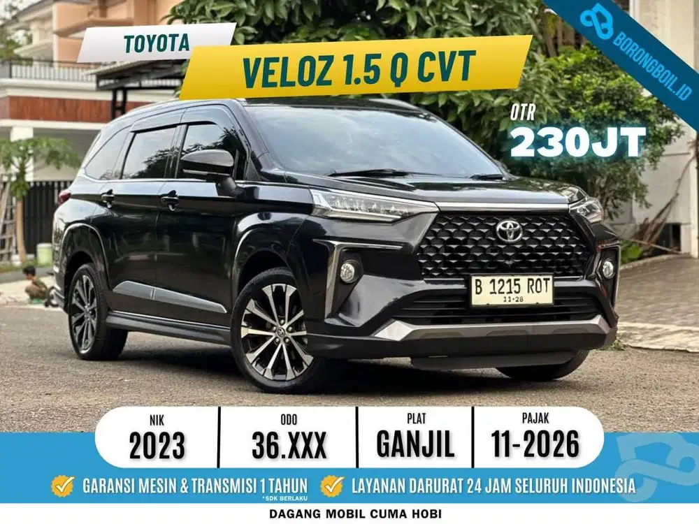 TOYOTA VELOZ Q 1.5 NON TSS CVT 2023 LOW KM