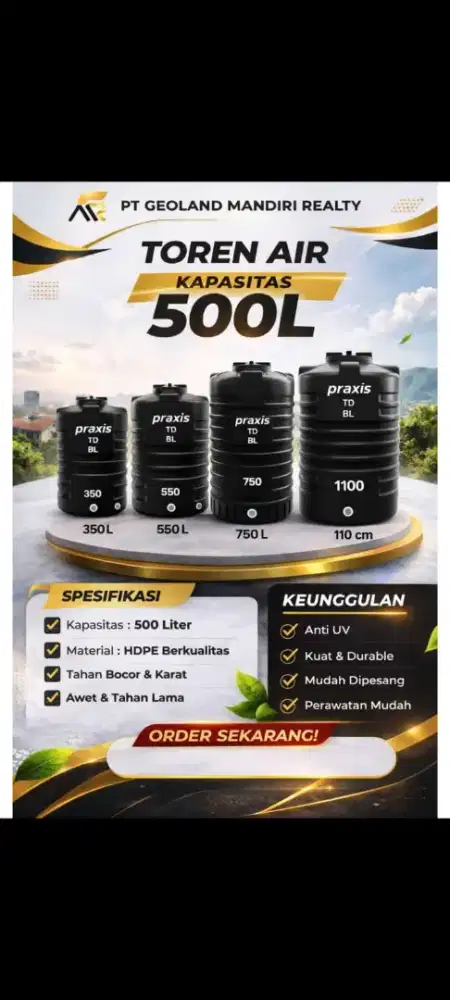 Toren Air Material HDPE