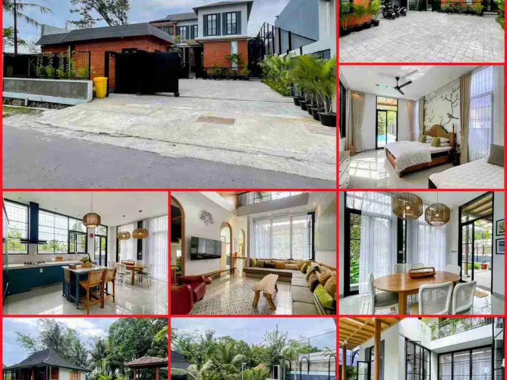 Villa Mewah View Merapi Kaliurang Km 13,5 LT 722m² + Joglo Bonus SHM