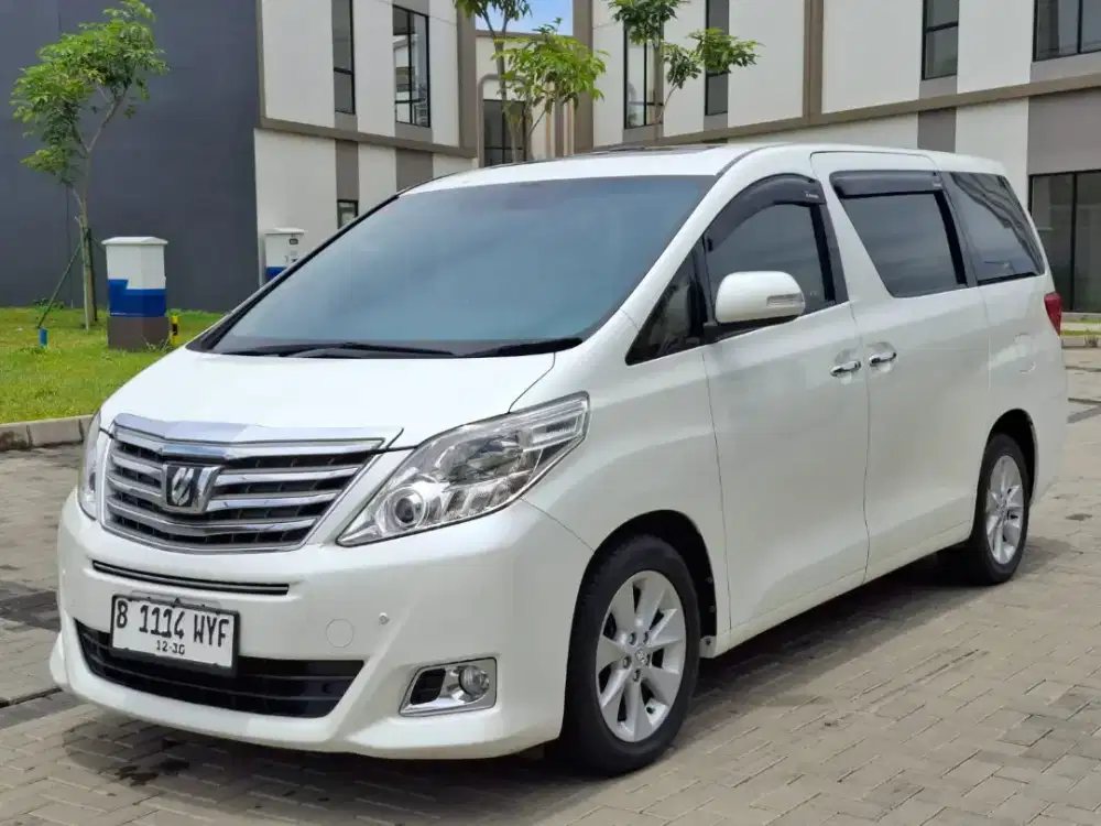 (Tdp5jt) Alphard G ATPM 2012 Putih