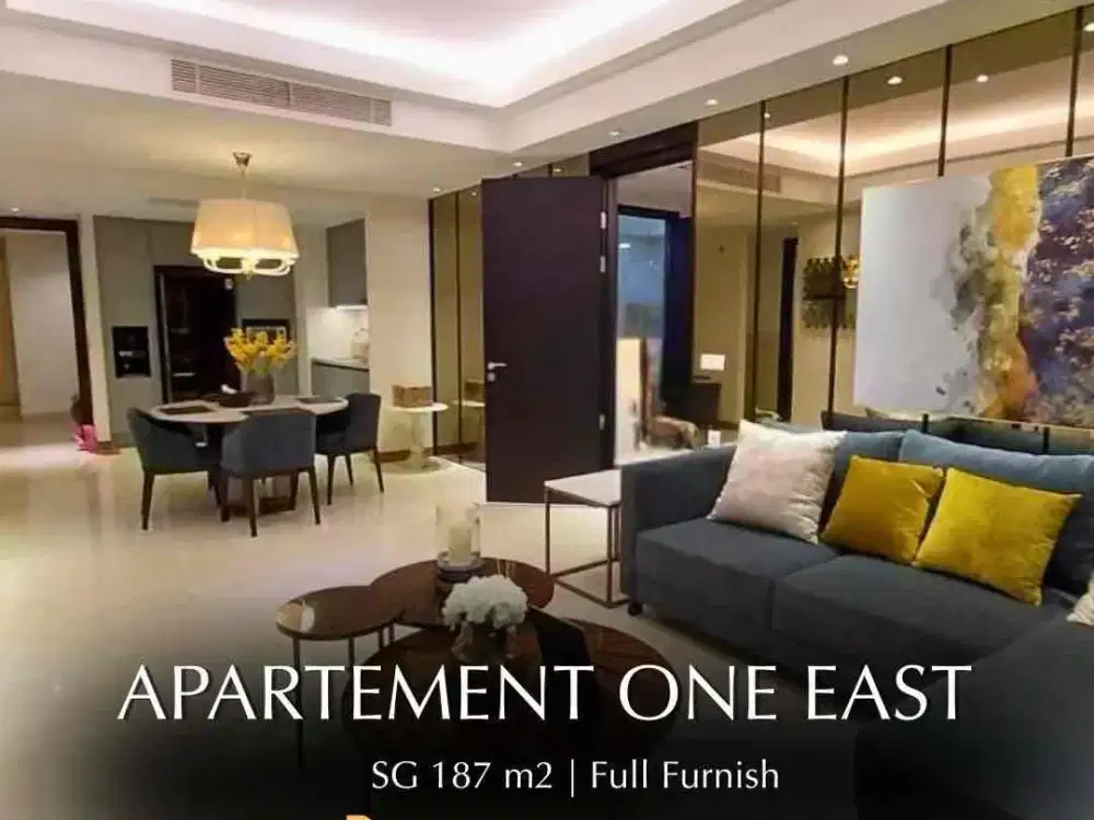 FOR SALE / RENT
Apartemen One East Full Furnished Interior Mewah — Surabaya Timur (dekat dengan Galaxy Mall, Pakuwon City Mall, ITS, Airlangga Kampus C, dll)