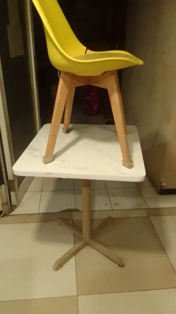 meja bangku buat usaha kopi