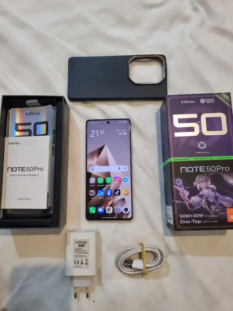 Infinix Note 50 Pro 8/256 Fullset Garansi Panjang