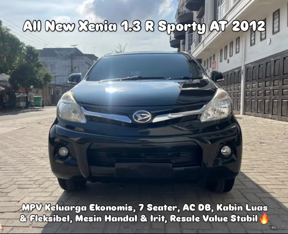 (TDP 11 JUTA!) Daihatsu All New Xenia R Sporty Automatic Hitam 2012