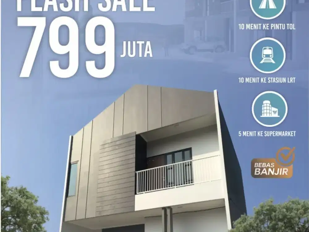 Cluster Xaviera Townhouse di Rawa lumbu, Bekasi timur