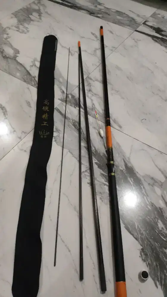 Joran Tegek impor 360 dan 270 ruas panjang